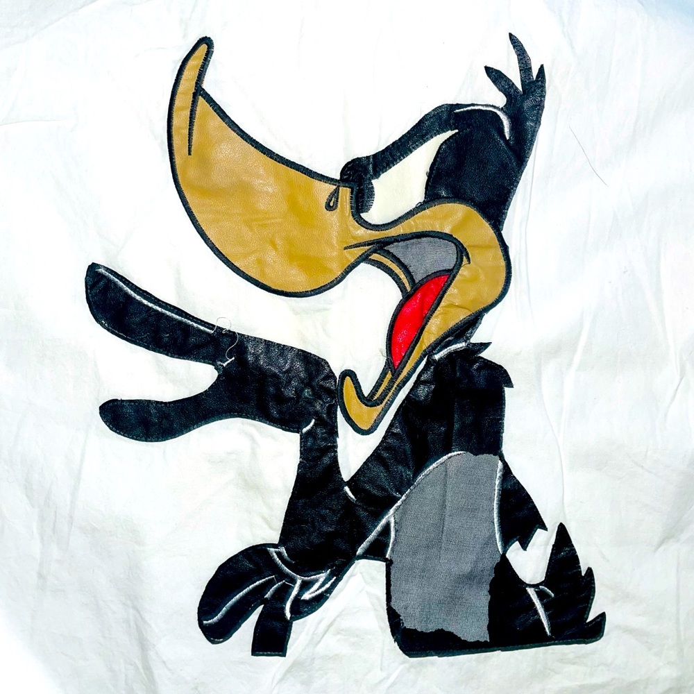 Vintage Iceberg History Daffy Duck Embroidered Button Down Mens 2XL RARE - Picture 2 of 5